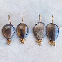 Silver Feldpspar Earrings